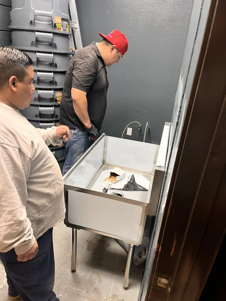 Commercial plumbing and sink installation in Oviedo